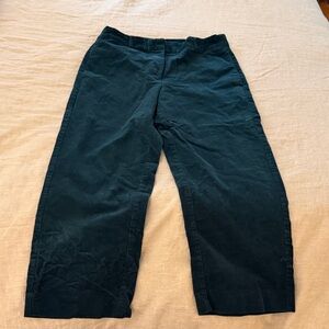 Banana Republic Women's Dark Teal Cropped Pants